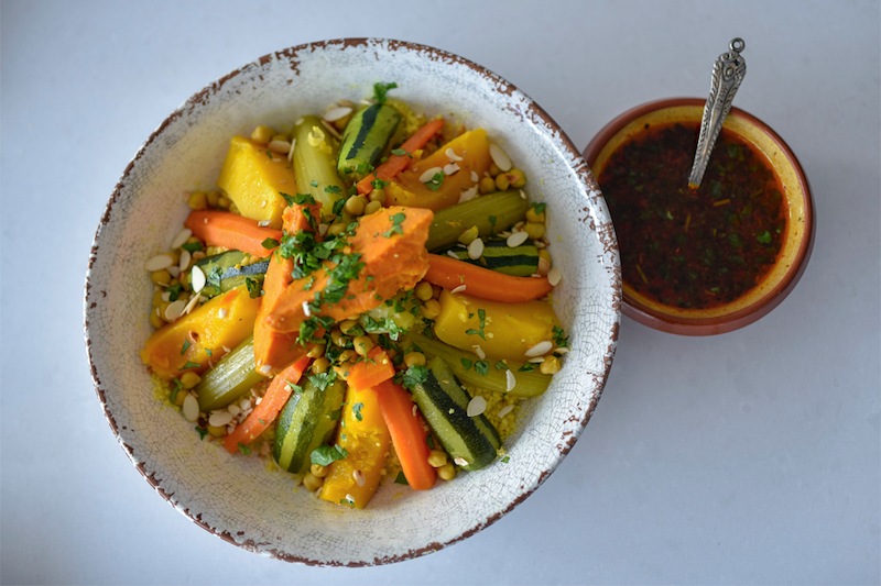 Seven-Vegetable Moroccan Couscous Recipe